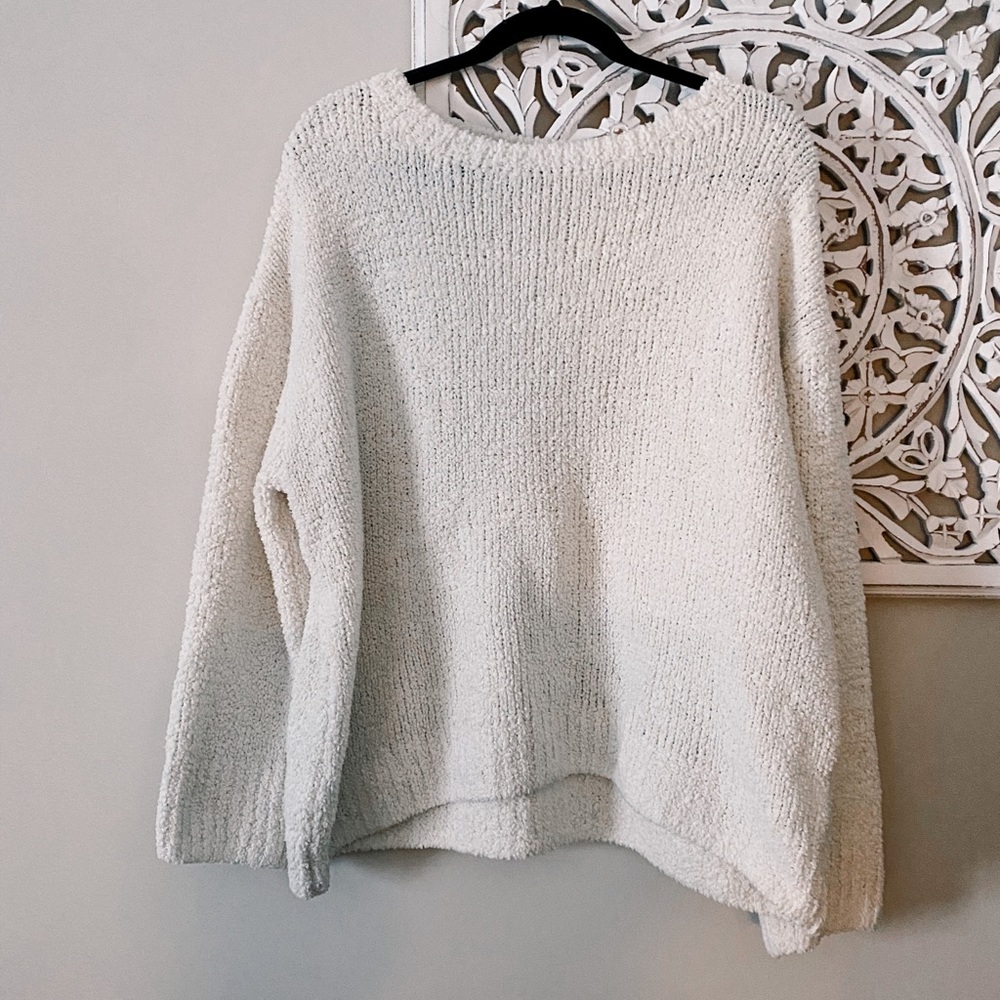 Cream Chenille Sweater